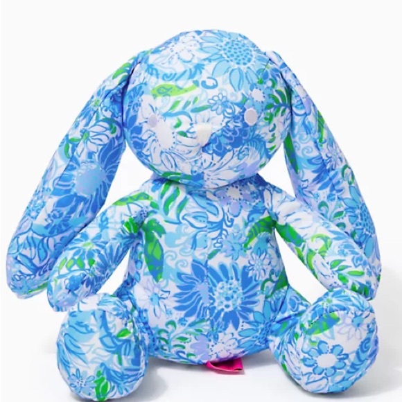 Lilly Pulitzer Other - NWT Lilly Pulitzer GWP Bunny Plush Zanzibar Frenchie Blue suns out